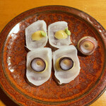 新吾寿し - 礼文島の水蛸の酢味噌