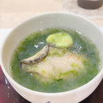 蕎麦割烹  倉田 - 茶碗蒸し：宍道湖のシジミ、広田湾産　牡蠣、新海苔