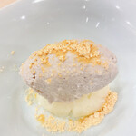 蕎麦割烹  倉田 - 丹波産の黒豆をアイス