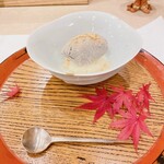 蕎麦割烹  倉田 - 丹波産の黒豆をアイス