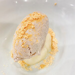 蕎麦割烹  倉田 - 丹波産の黒豆をアイス