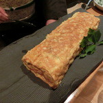 さい賀 - 卵焼き・・・絶品(^^)、食べきれなかった卵焼きと炊き込み御飯は、お土産にしていただきました(^^♪