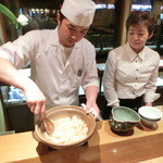 さい賀 - 一旦、かき混ぜて５分ほど蒸してから、最高の状態で・・・(^^)