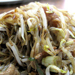 珍竹林 - 基本の焼そば550円。

B級グルメの焼きそばではあるものの、
ナニゲに濃い過ぎない和風ウスターソース味が良し♪
