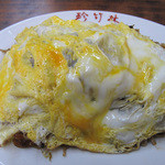 珍竹林 - 焼そば玉子入り600円。こちらもあっさり完食。
これなら一番人気の大盛り焼そば玉子入り700円も美味しく完食できそうに思えました。
