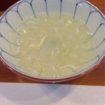 日の出 - 2013.05　くずきり～　ハマグリの出汁が絡んで、旨い！