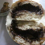 Mar - ベーグル・ボール（チョコ）、カット！