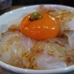 塩そば専門店 桑ばら - 5キロオーバーの熟成昆布締めヒラメ丼とヒラメ出汁の塩そば定食