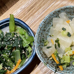野菜とつぶつぶ アプサラカフェ - 小鉢2種