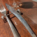 Resutoran Onetto - 珍しい竜泉刃物のナイフ