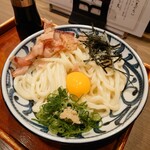 野らぼー - 冷玉生醤油うどん(650円)