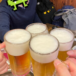 大鵬 - 生ビールで乾杯〜
