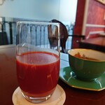 アビタラウンジ - 朝食のトマトジュース
