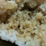 とんぼ - 丼底はつゆだく状態。