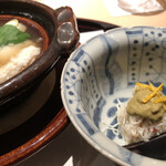 御料理 かつ志 - お出汁で溶いて