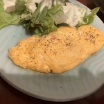 海鮮酒場 魚波 - 221210土　東京　海鮮酒場 魚波 池袋本店　プリプリエビマヨオムレツ638円