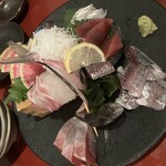 221210土　東京　海鮮酒場 魚波 池袋本店　刺身盛り合わせ6種