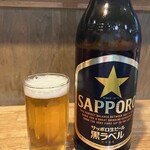 立呑み 佐伯 - びんビール大サッポロ