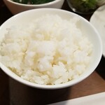 キッチン ブルー グローブ - ご飯大盛りのアップ