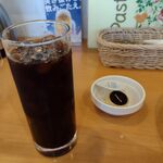 高崎パスタ専門店 パスタール - ランチBセットのドリンク（アイスコーヒー）