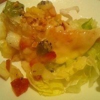 筑紫樓 銀座店 - エビのフルーツ添えのアップ