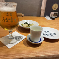 炭焼 うな富士 有楽町店 - ビール