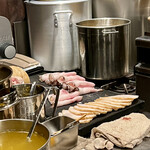 めん 呼白 - 調理風景