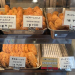 大野屋牛肉店 - 《購入》無添加ハムカツ＠税込200円、海老フライ@税込220円