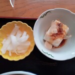 Soba diyayokota - 小鉢、漬物