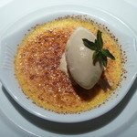 La vida - クレームブリュレ ヘーゼルナッツジェラートを添えて