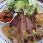 ヾ(>ω<*)ランチ：850円：茶美豚肩ロース肉のソテー