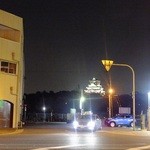 ダン ル シエル - 夜：お店を出たら、大阪城が見えます！