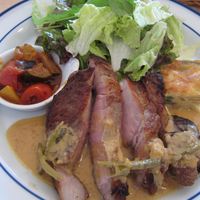 ダン ル シエル - ヾ(>ω<*)ランチ：850円：茶美豚肩ロース肉のソテー