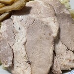 中華そば処 琴平荘 - 『温タレつけ麺』のチャーシュー