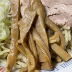 中華そば処 琴平荘 - 『温タレつけ麺』のメンマ