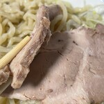 中華そば処 琴平荘 - 『温タレつけ麺』のチャーシュー