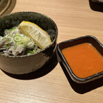 クロスケ - センマイは酢味噌で… 絶品