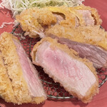 車力門 ちゃわんぶ - 米沢三元豚 上ロース300g断面