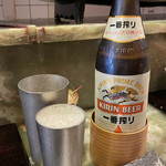 車力門 ちゃわんぶ - ビール中瓶(660円)二本目