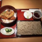 日本そば あけの蕎 - 20221211天丼と蕎麦のセット