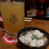 Okinawaryouri Kingyo - 付きだしの島豆腐とシークアーサーハイボール