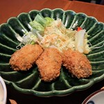 Japanese Restaurant KINZA - 広島県産の大粒牡蠣フライ