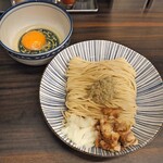 錦糸町中華そば さん式 - そのまま食べられる替え玉 生玉子付き