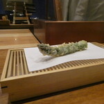 天婦羅 みやしろ - ⑯アスパラ