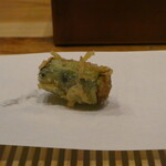 天婦羅 みやしろ - ⑰アスパラ（茎）