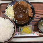 ぼうげつ - ハンバーグ＆トンカツ、ご飯中盛