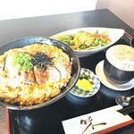 Katsu-don (Pork cutlet bowl)