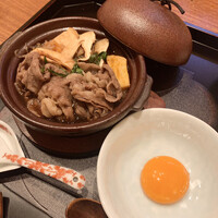 お料理なかき - ⑥上州牛と松茸のすき煮