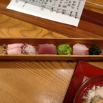 鴻巣宿阿部 - 刺身三種