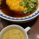 中華料理 ハマムラ - 天津飯(スープ付き)